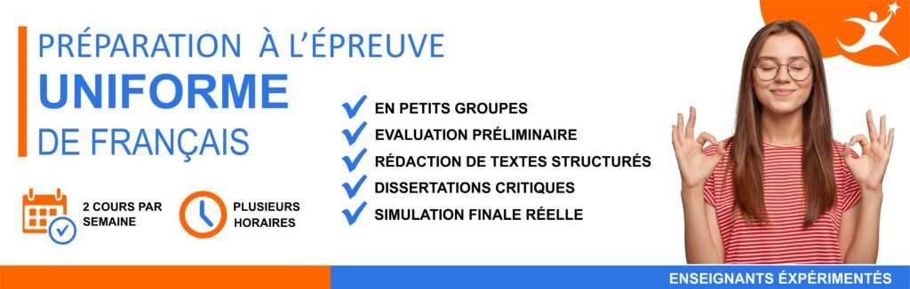 Préparation à l’épreuve uniforme de français (ÉUF)